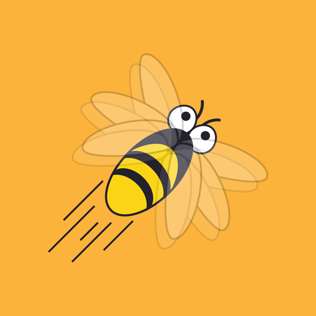 Bee on a Hike Logo